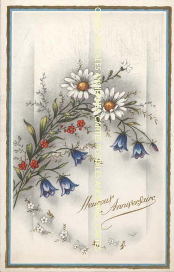 Cartes postales anciennes > CARTES POSTALES > carte postale ancienne > cartes-postales-ancienne.com Anniversaire