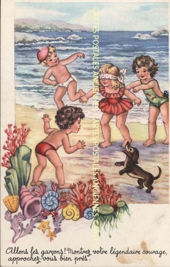 Cartes postales anciennes > CARTES POSTALES > carte postale ancienne > cartes-postales-ancienne.com Humour Vacances