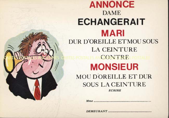 Cartes postales anciennes > CARTES POSTALES > carte postale ancienne > cartes-postales-ancienne.com Humour
