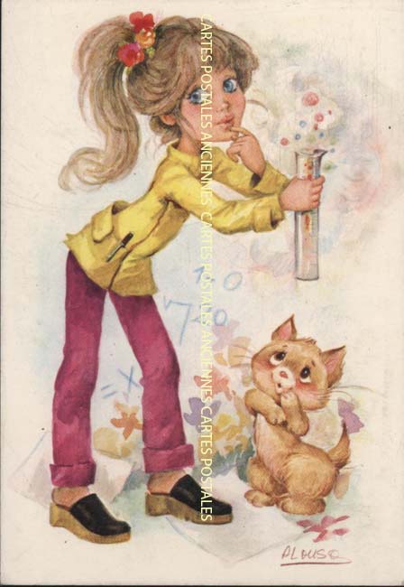 Cartes postales anciennes > CARTES POSTALES > carte postale ancienne > cartes-postales-ancienne.com Illustrateur Enfants