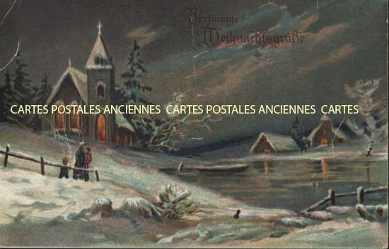 Cartes postales anciennes > CARTES POSTALES > carte postale ancienne > cartes-postales-ancienne.com Paysage neige