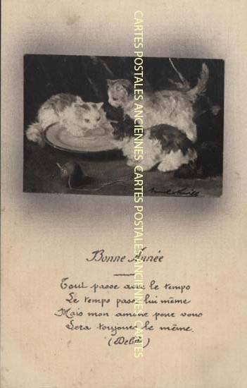Cartes postales anciennes > CARTES POSTALES > carte postale ancienne > cartes-postales-ancienne.com Nouvelle annee