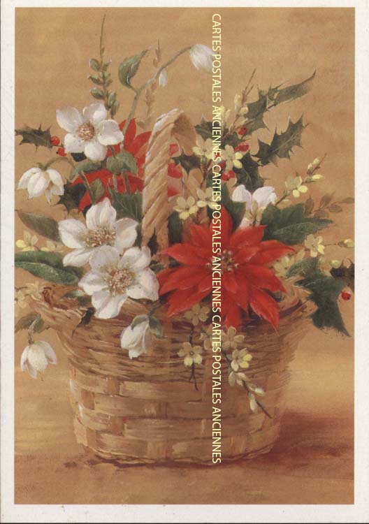 Cartes postales anciennes > CARTES POSTALES > carte postale ancienne > cartes-postales-ancienne.com Fleurs avec vase