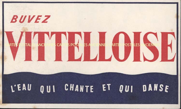 Advertising blotters Eaux vin