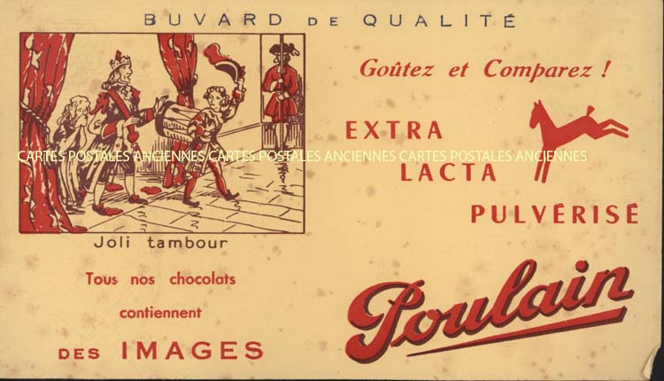 Cartes postales anciennes > CARTES POSTALES > carte postale ancienne > cartes-postales-ancienne.com Buvard publicitaire Chocolat</b>