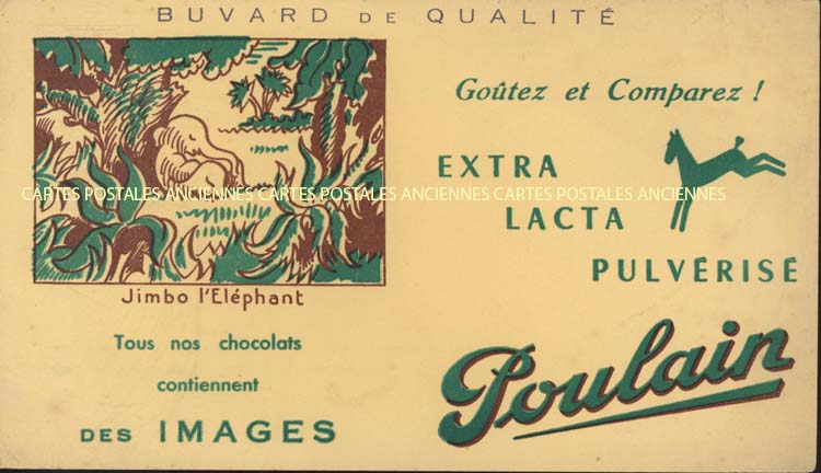 Advertising blotters Chocolat</b>