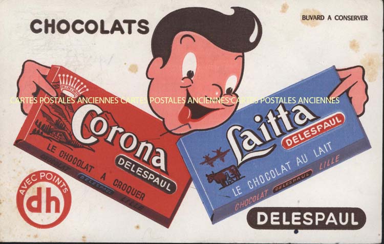 Advertising blotters Chocolat</b>