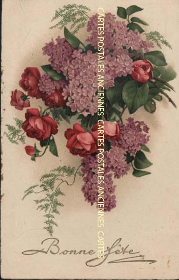 Cartes postales anciennes > CARTES POSTALES > carte postale ancienne > cartes-postales-ancienne.com Fleurs