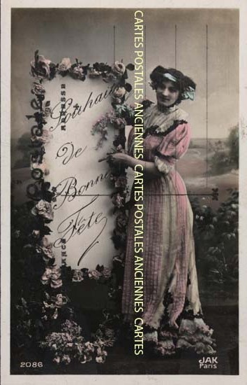 Cartes postales anciennes > CARTES POSTALES > carte postale ancienne > cartes-postales-ancienne.com Femme