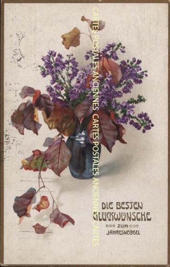 Cartes postales anciennes > CARTES POSTALES > carte postale ancienne > cartes-postales-ancienne.com Fleurs avec vase
