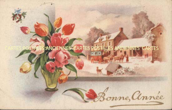 Cartes postales anciennes > CARTES POSTALES > carte postale ancienne > cartes-postales-ancienne.com Nouvelle annee