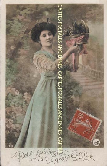 Cartes postales anciennes > CARTES POSTALES > carte postale ancienne > cartes-postales-ancienne.com Femme