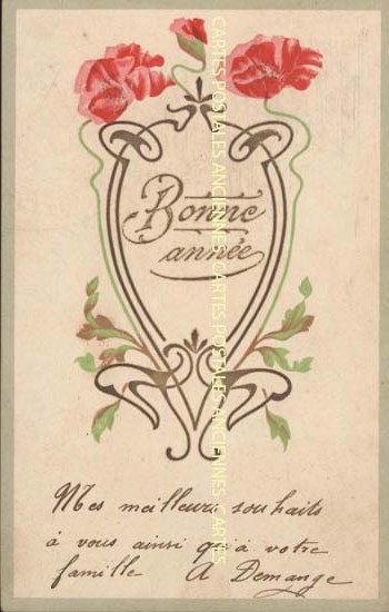 Cartes postales anciennes > CARTES POSTALES > carte postale ancienne > cartes-postales-ancienne.com Nouvelle annee