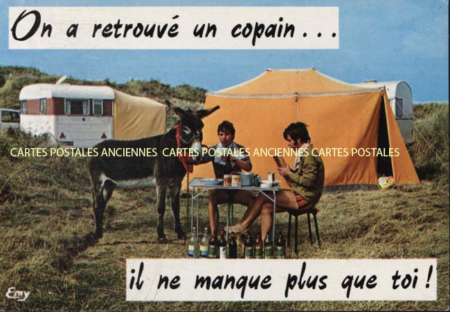 Cartes postales anciennes > CARTES POSTALES > carte postale ancienne > cartes-postales-ancienne.com Humour Vacances