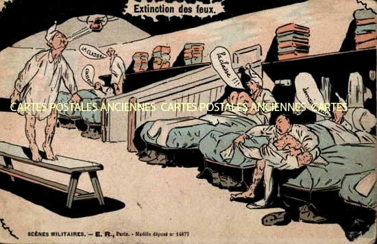 Cartes postales anciennes > CARTES POSTALES > carte postale ancienne > cartes-postales-ancienne.com Militaire Humour