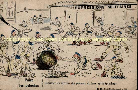 Cartes postales anciennes > CARTES POSTALES > carte postale ancienne > cartes-postales-ancienne.com Militaire Humour