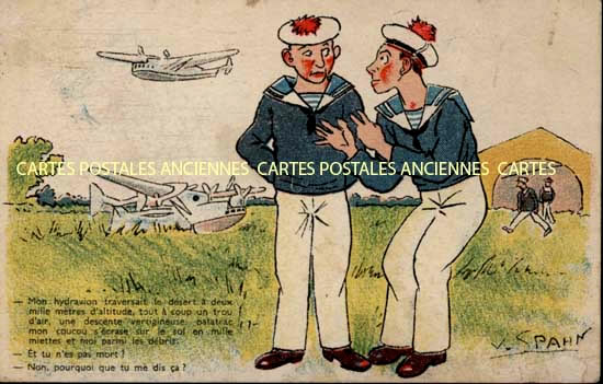 Cartes postales anciennes > CARTES POSTALES > carte postale ancienne > cartes-postales-ancienne.com Militaire Humour