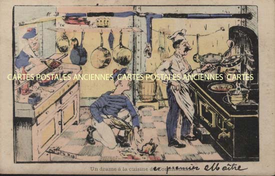 Cartes postales anciennes > CARTES POSTALES > carte postale ancienne > cartes-postales-ancienne.com Militaire Humour