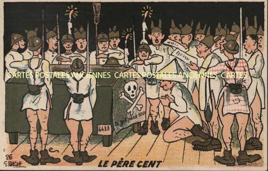 Cartes postales anciennes > CARTES POSTALES > carte postale ancienne > cartes-postales-ancienne.com Militaire Humour