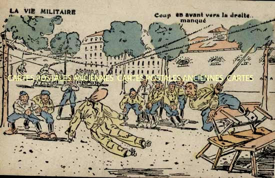 Cartes postales anciennes > CARTES POSTALES > carte postale ancienne > cartes-postales-ancienne.com Militaire Humour