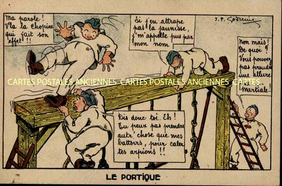 Cartes postales anciennes > CARTES POSTALES > carte postale ancienne > cartes-postales-ancienne.com Militaire Humour