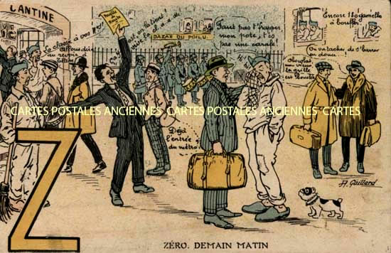 Cartes postales anciennes > CARTES POSTALES > carte postale ancienne > cartes-postales-ancienne.com Militaire Humour