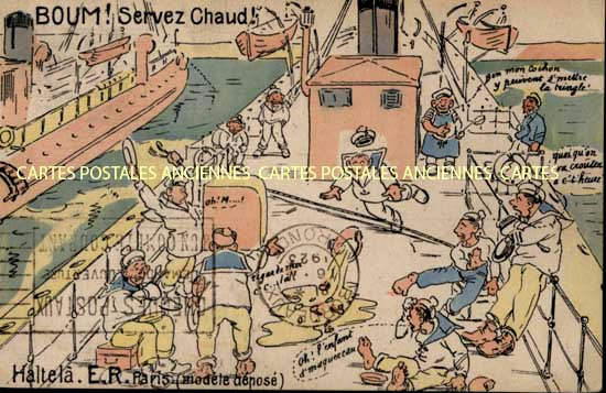 Cartes postales anciennes > CARTES POSTALES > carte postale ancienne > cartes-postales-ancienne.com Militaire Humour