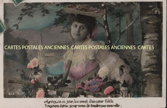 Cartes postales anciennes > CARTES POSTALES > carte postale ancienne > cartes-postales-ancienne.com Femme