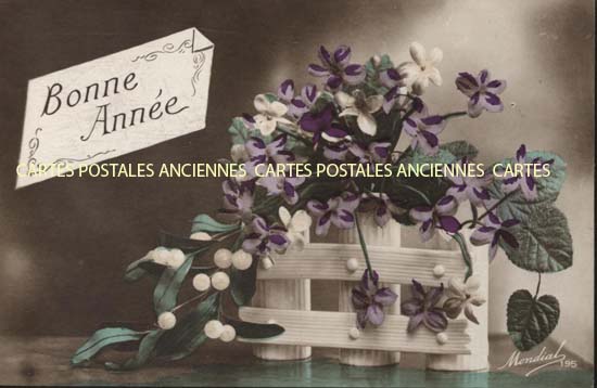 Cartes postales anciennes > CARTES POSTALES > carte postale ancienne > cartes-postales-ancienne.com Fleurs avec vase