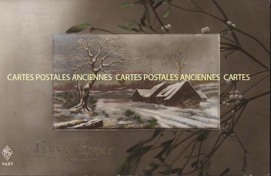 Cartes postales anciennes > CARTES POSTALES > carte postale ancienne > cartes-postales-ancienne.com Paysage neige