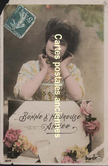 Cartes postales anciennes > CARTES POSTALES > carte postale ancienne > cartes-postales-ancienne.com Nouvelle annee Bonne annee