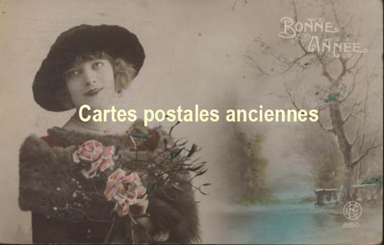 Cartes postales anciennes > CARTES POSTALES > carte postale ancienne > cartes-postales-ancienne.com Nouvelle annee Bonne annee