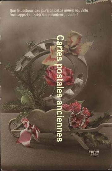 Cartes postales anciennes > CARTES POSTALES > carte postale ancienne > cartes-postales-ancienne.com Fleurs avec vase