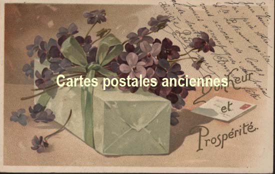 Cartes postales anciennes > CARTES POSTALES > carte postale ancienne > cartes-postales-ancienne.com Fleurs avec vase