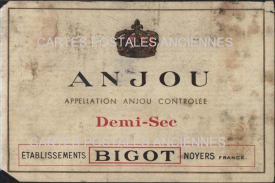 Cartes postales anciennes > CARTES POSTALES > carte postale ancienne > cartes-postales-ancienne.com Etiquette vin