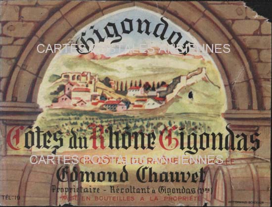 Cartes postales anciennes > CARTES POSTALES > carte postale ancienne > cartes-postales-ancienne.com Etiquette vin