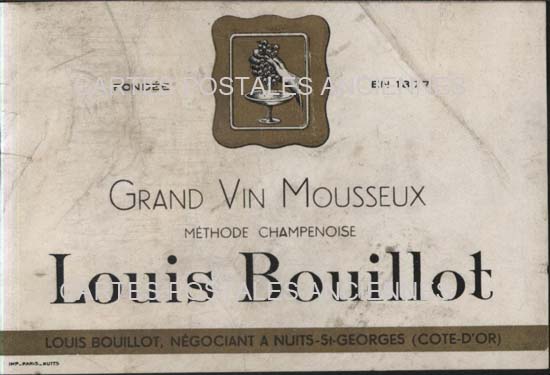 Cartes postales anciennes > CARTES POSTALES > carte postale ancienne > cartes-postales-ancienne.com Etiquette vin
