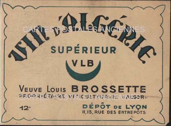 Cartes postales anciennes > CARTES POSTALES > carte postale ancienne > cartes-postales-ancienne.com Etiquette vin