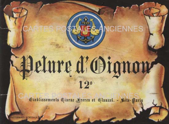 Cartes postales anciennes > CARTES POSTALES > carte postale ancienne > cartes-postales-ancienne.com Etiquette vin
