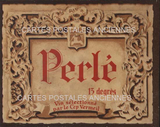 Cartes postales anciennes > CARTES POSTALES > carte postale ancienne > cartes-postales-ancienne.com Etiquette vin