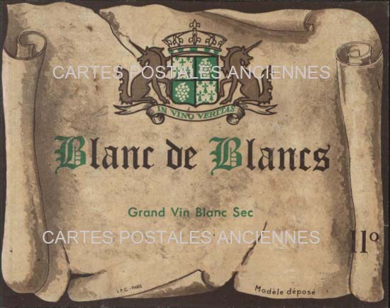 Cartes postales anciennes > CARTES POSTALES > carte postale ancienne > cartes-postales-ancienne.com Etiquette vin