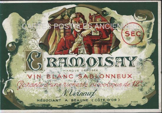 Cartes postales anciennes > CARTES POSTALES > carte postale ancienne > cartes-postales-ancienne.com Etiquette vin