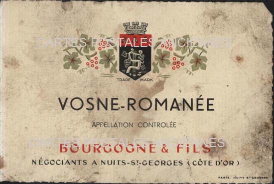 Cartes postales anciennes > CARTES POSTALES > carte postale ancienne > cartes-postales-ancienne.com Etiquette vin