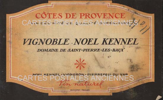 Cartes postales anciennes > CARTES POSTALES > carte postale ancienne > cartes-postales-ancienne.com Etiquette vin