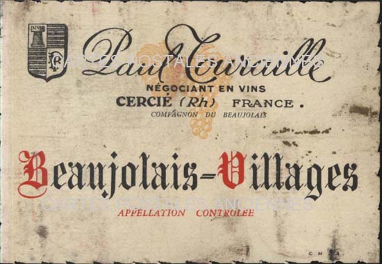 Cartes postales anciennes > CARTES POSTALES > carte postale ancienne > cartes-postales-ancienne.com Etiquette vin