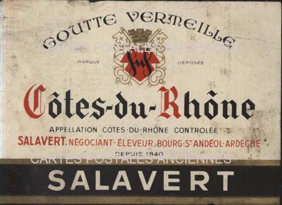 Cartes postales anciennes > CARTES POSTALES > carte postale ancienne > cartes-postales-ancienne.com Etiquette vin