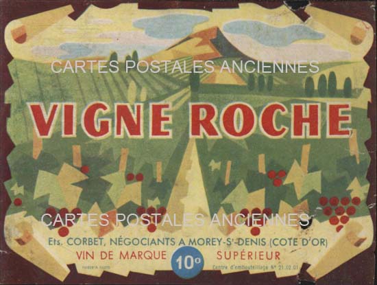 Cartes postales anciennes > CARTES POSTALES > carte postale ancienne > cartes-postales-ancienne.com Etiquette vin
