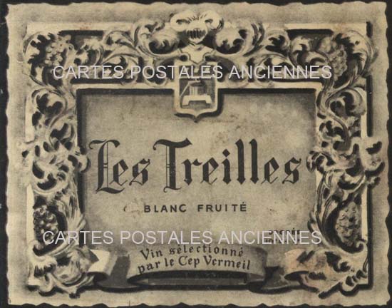 Cartes postales anciennes > CARTES POSTALES > carte postale ancienne > cartes-postales-ancienne.com Etiquette vin