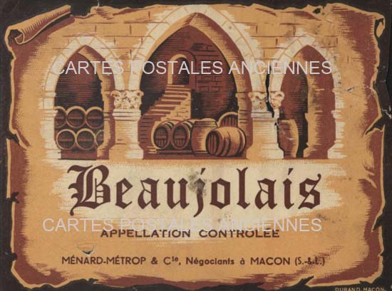 Cartes postales anciennes > CARTES POSTALES > carte postale ancienne > cartes-postales-ancienne.com Etiquette vin