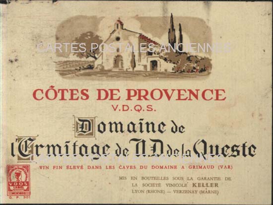 Cartes postales anciennes > CARTES POSTALES > carte postale ancienne > cartes-postales-ancienne.com Etiquette vin
